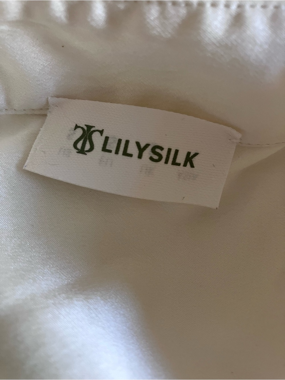 LILYSILK Oversized Silk Pjs in Ivory- size Small